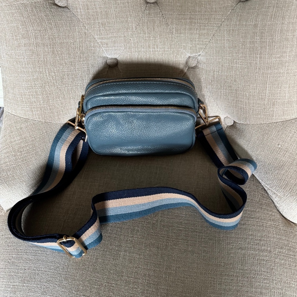 Pom Pom London Blue Bag